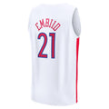 Custom #21 White 2022 PHI Basketball Shirt Top
