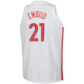 Custom #21 White 2022 PHI Basketball Shirt Top