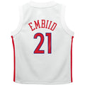 Custom #21 White 2022 PHI Basketball Shirt Top