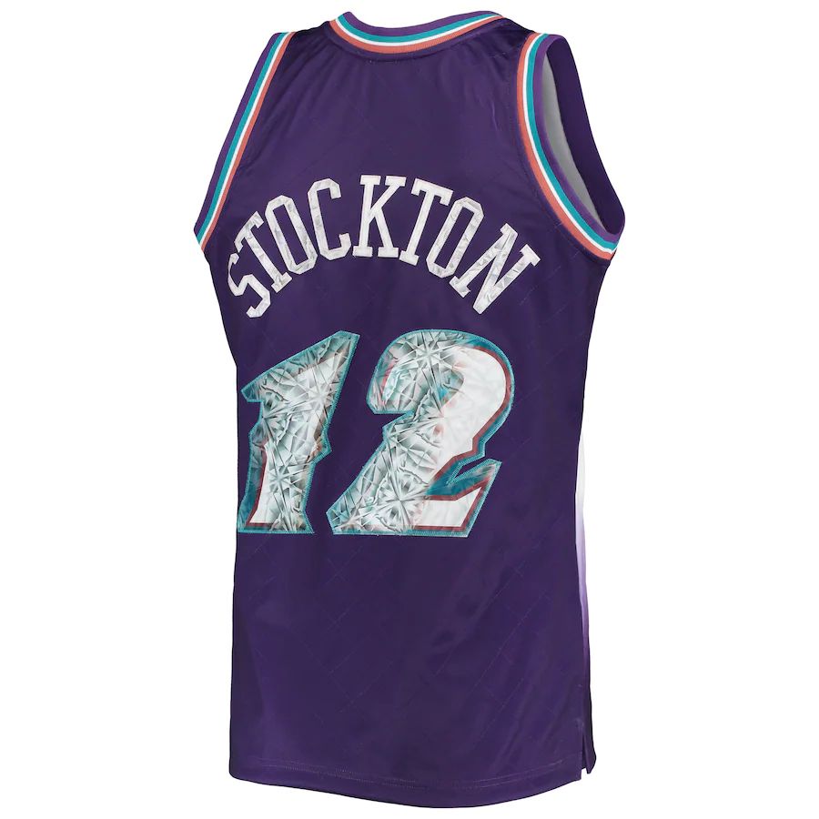 Custom #12 Purple 1996 UTA Basketball Shirt Top