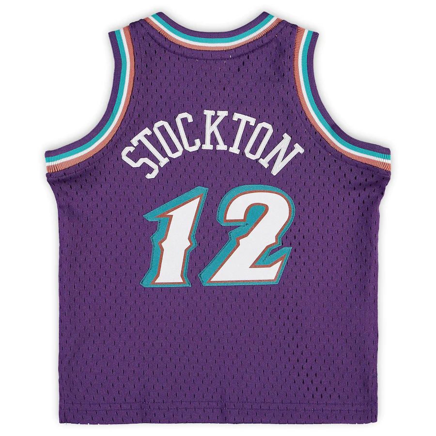 Custom #12 Purple 1996 UTA Basketball Shirt Top