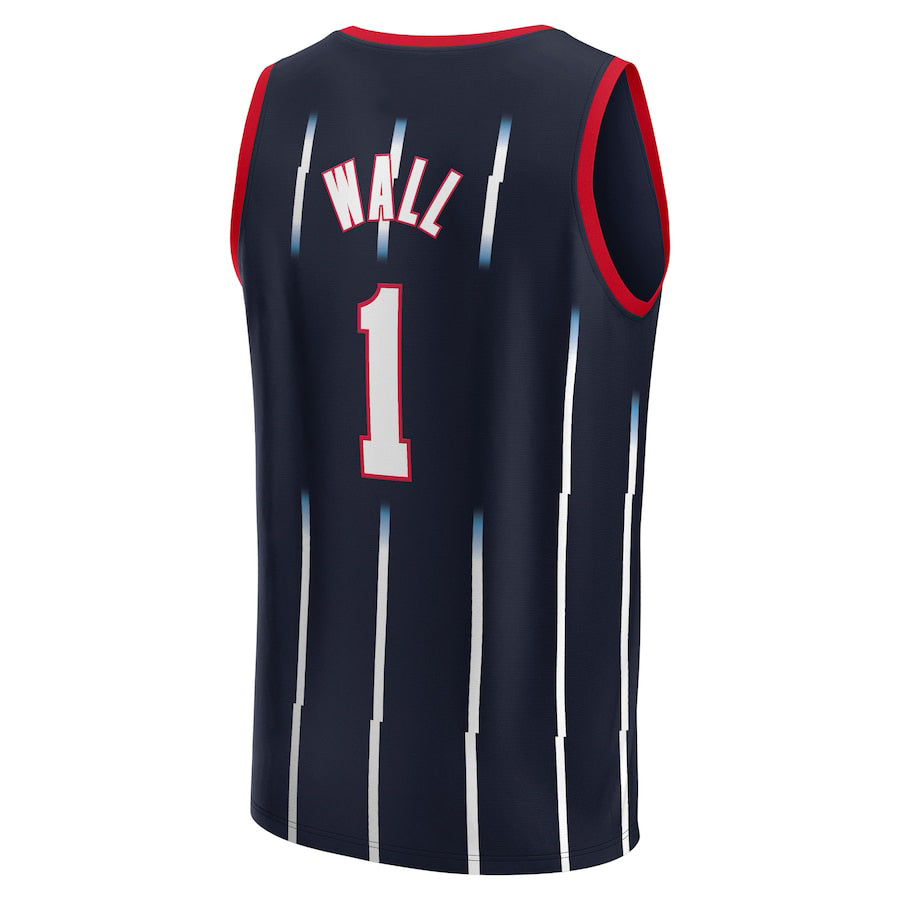 Custom #1 Navy 2021 HOU Basketball Shirt Top