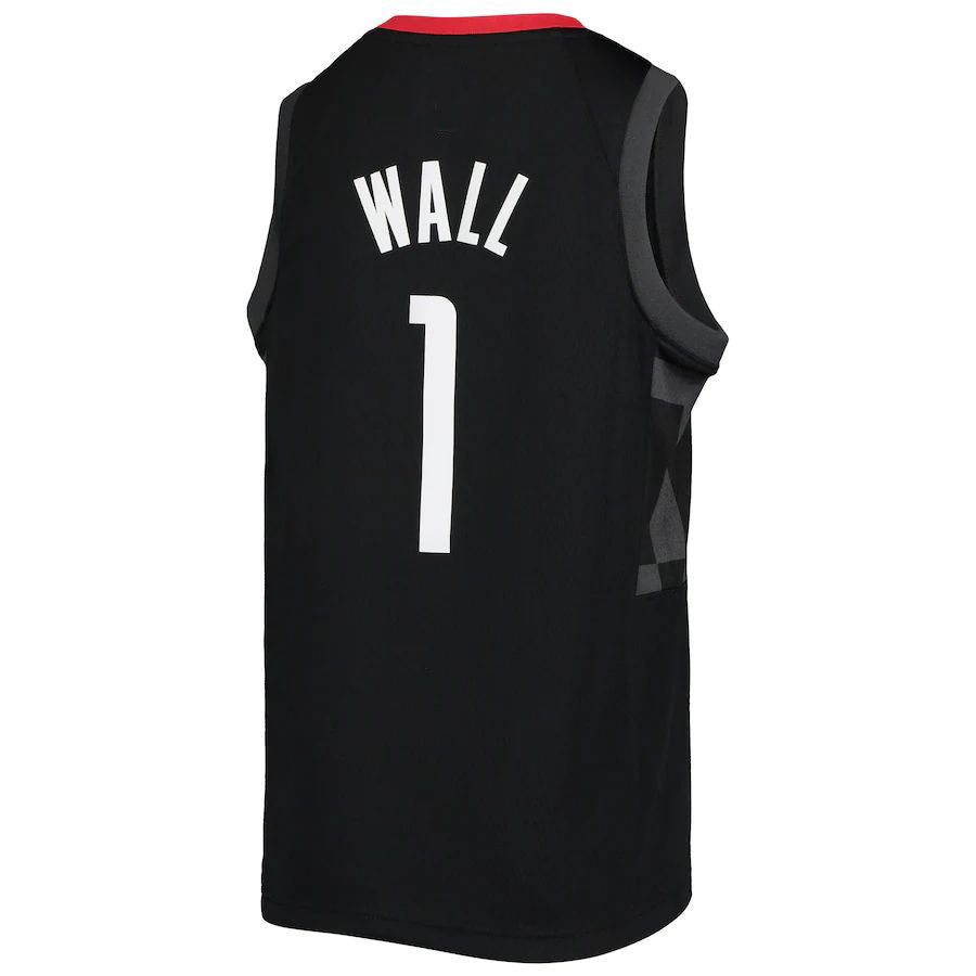 Custom #1 Black 2020 HOU Basketball Shirt Top