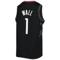 Custom #1 Black 2020 HOU Basketball Shirt Top