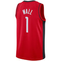 Custom #1 Red 2020 HOU Basketball Shirt Top
