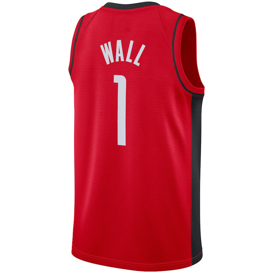 Custom #1 Red 2020 HOU Basketball Shirt Top