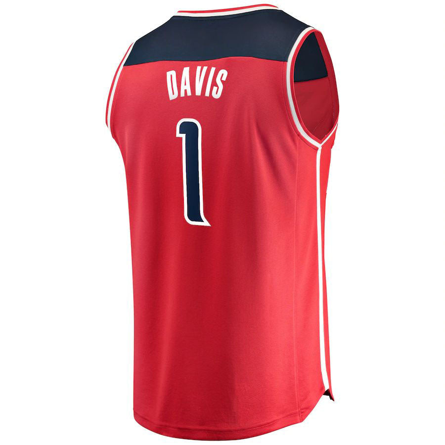 Custom #1 Red 2022 WAS Basketball Shirt Top