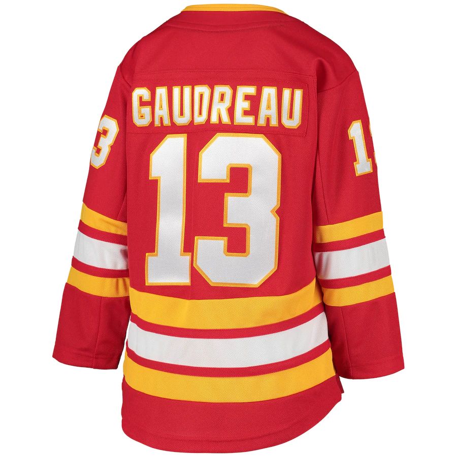 Custom #13 Red 2020 CGY Hockey Shirt Top