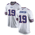 Custom #19 White BUF Football Shirt Top