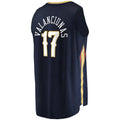 Custom #17 Navy 2021 NOP Basketball Shirt Top