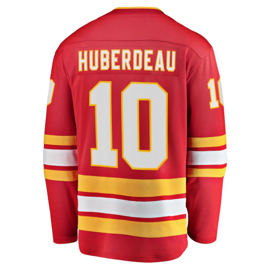 Custom #10 Red CGY Hockey Shirt Top
