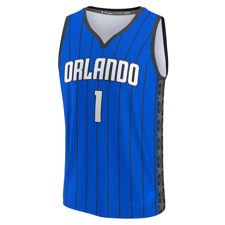 Custom #1 Blue 2022 ORL Basketball Shirt Top