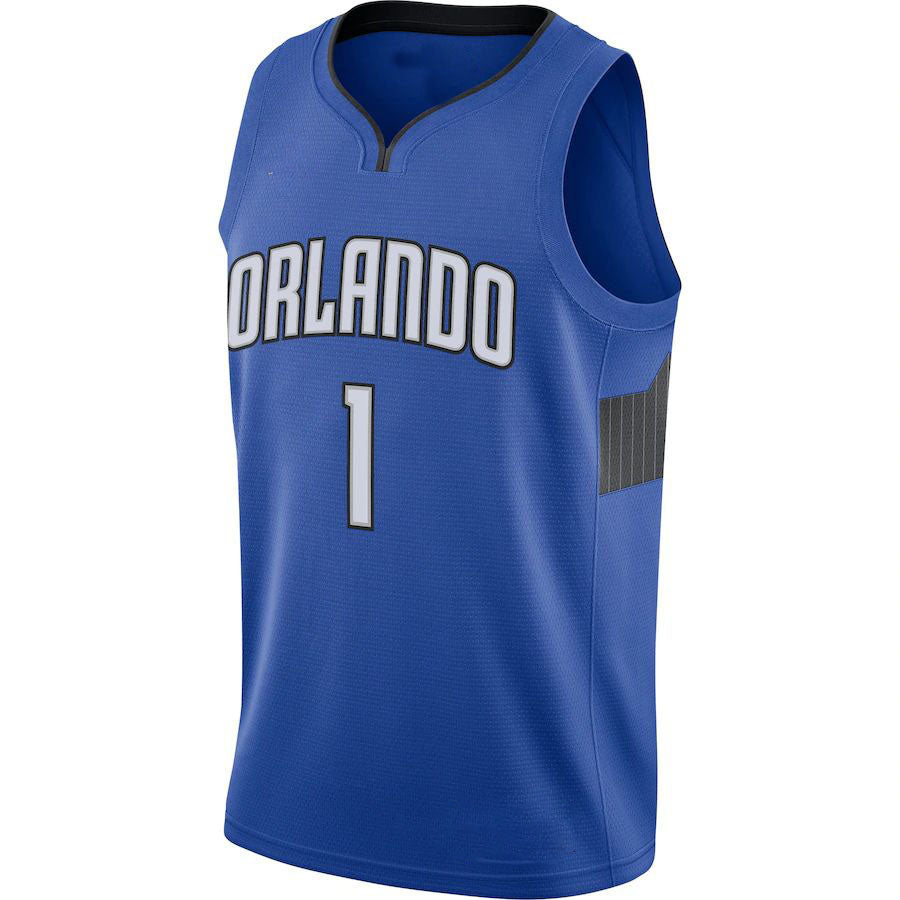 Custom #1 Blue 2020 ORL Basketball Shirt Top