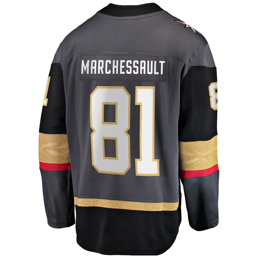 Custom #81 Gray VGK Hockey Shirt Top