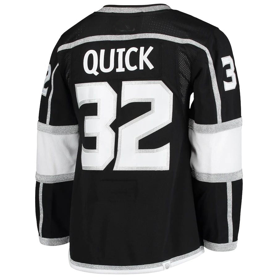 Custom #32 Black LAK Hockey Shirt Top