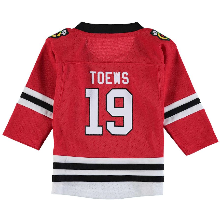Custom #19 Red CHI Hockey Shirt Top