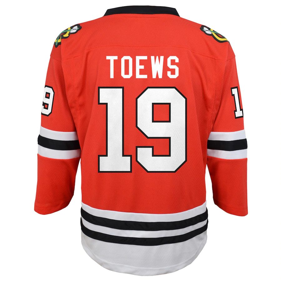 Custom #19 Red CHI Hockey Shirt Top