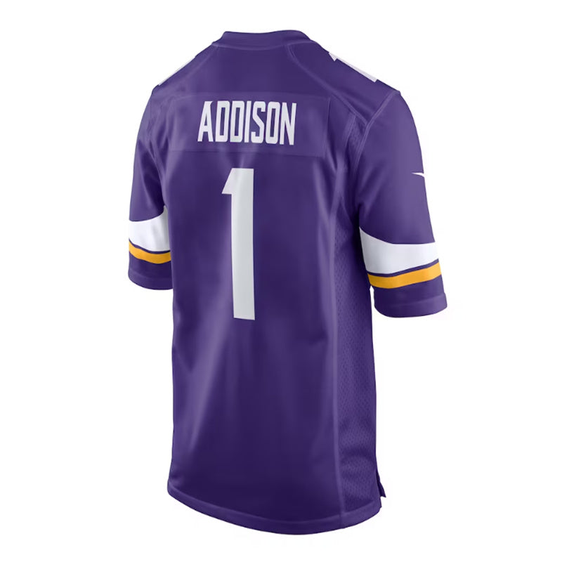 Custom #1 Purple 2023 MIN Football Shirt Top