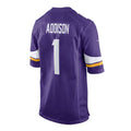 Custom #1 Purple 2023 MIN Football Shirt Top