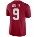 Custom #9 Crimson Football Shirt Top