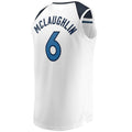Custom #6 White MIN Basketball Shirt Top