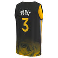Custom #3 Black 2022 GSW Basketball Shirt Top