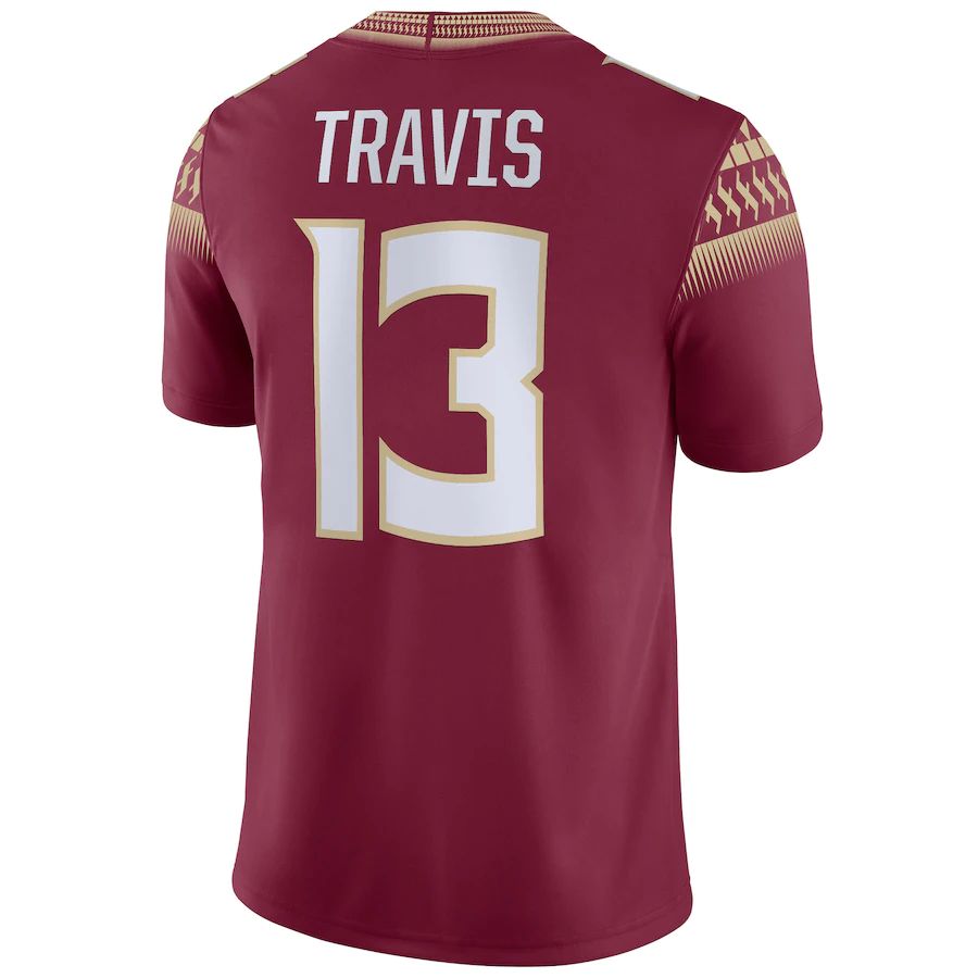 Custom #13 Garnet Football Shirt Top