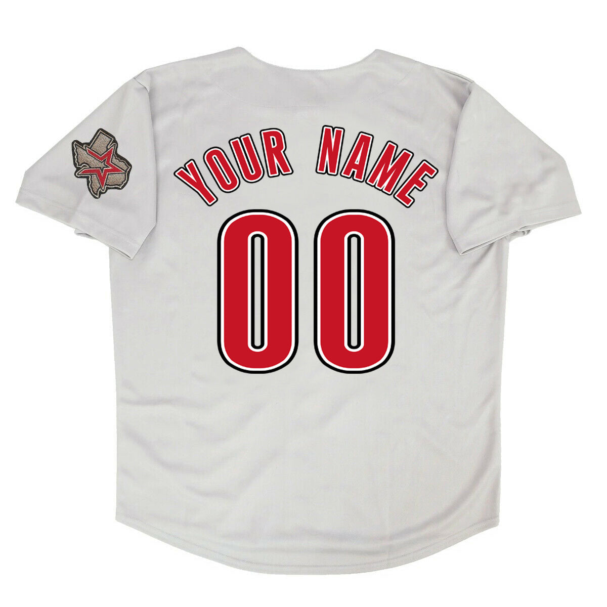 Custom White 2012 HOU Baseball Shirt Top