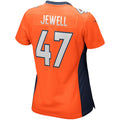 Custom #47 Orange DEN Football Shirt Top
