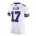 Custom #17 White BUF Football Shirt Top