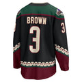 Custom #3 Black Hockey Shirt Top
