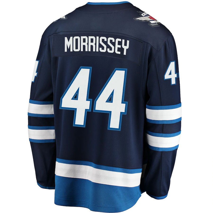 Custom #44 Navy Hockey Shirt Top
