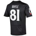 Custom #81 Black Football Shirt Top