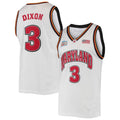 Custom #3 White 2002 Retro Basketball Shirt Top