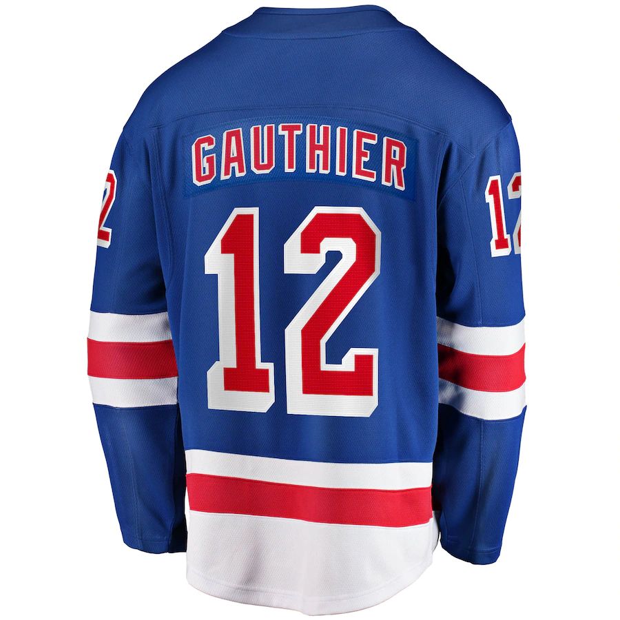 Custom #12 Blue 2017 Hockey Shirt Top