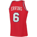 Custom #6 Red PHI Basketball Shirt Top