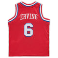 Custom #6 Red 1982 PHI Basketball Shirt Top