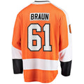 Custom #61 Orange PHI Hockey Shirt Top