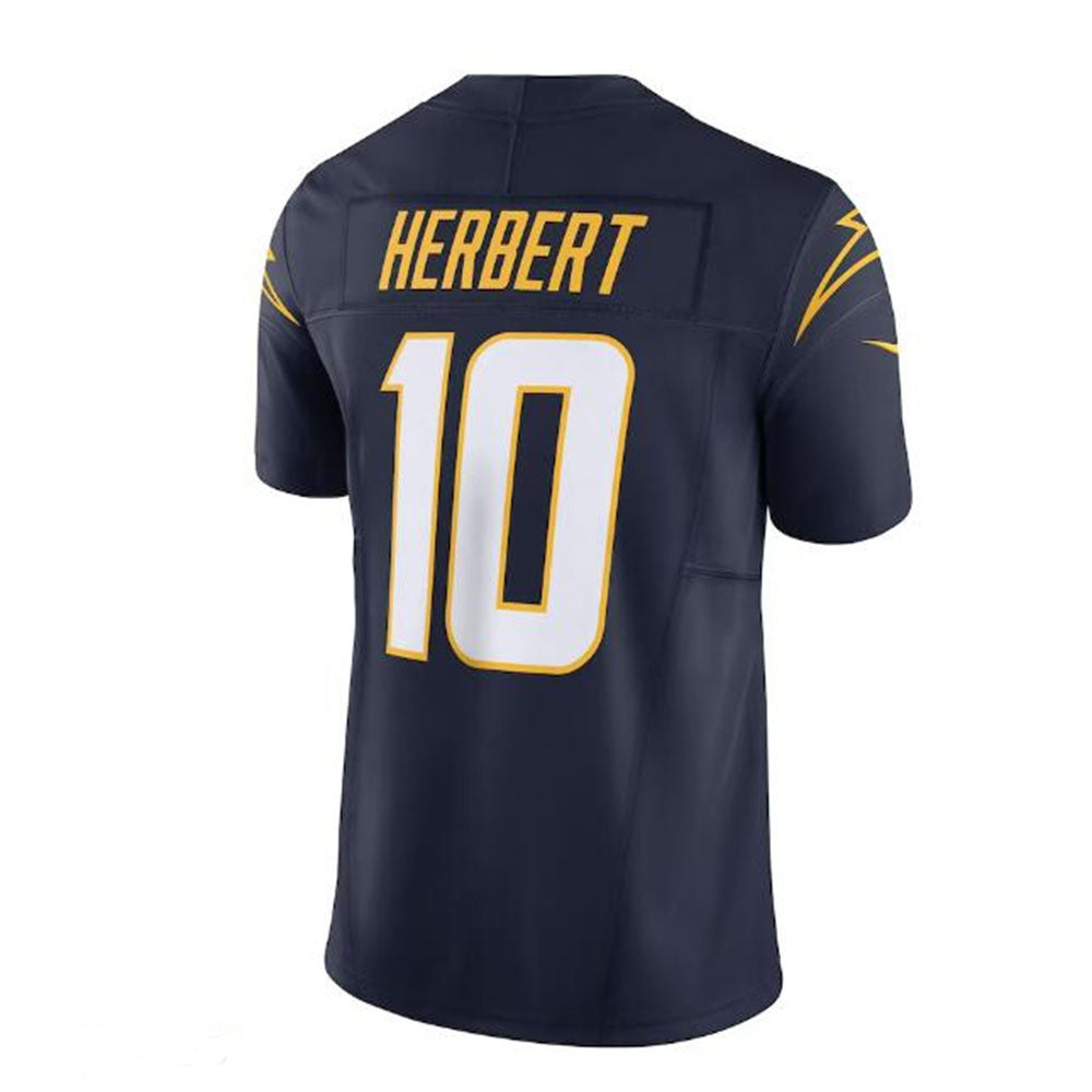 Custom #10 Navy LAC Football Shirt Top