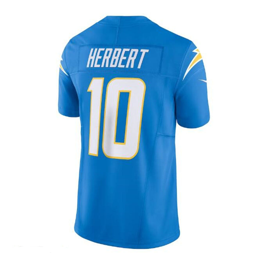 Custom #10 Powder Blue LAC Football Shirt Top