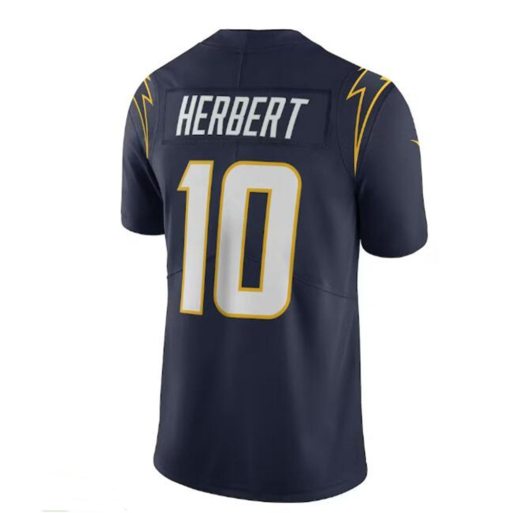 Custom #10 Navy LAC Football Shirt Top