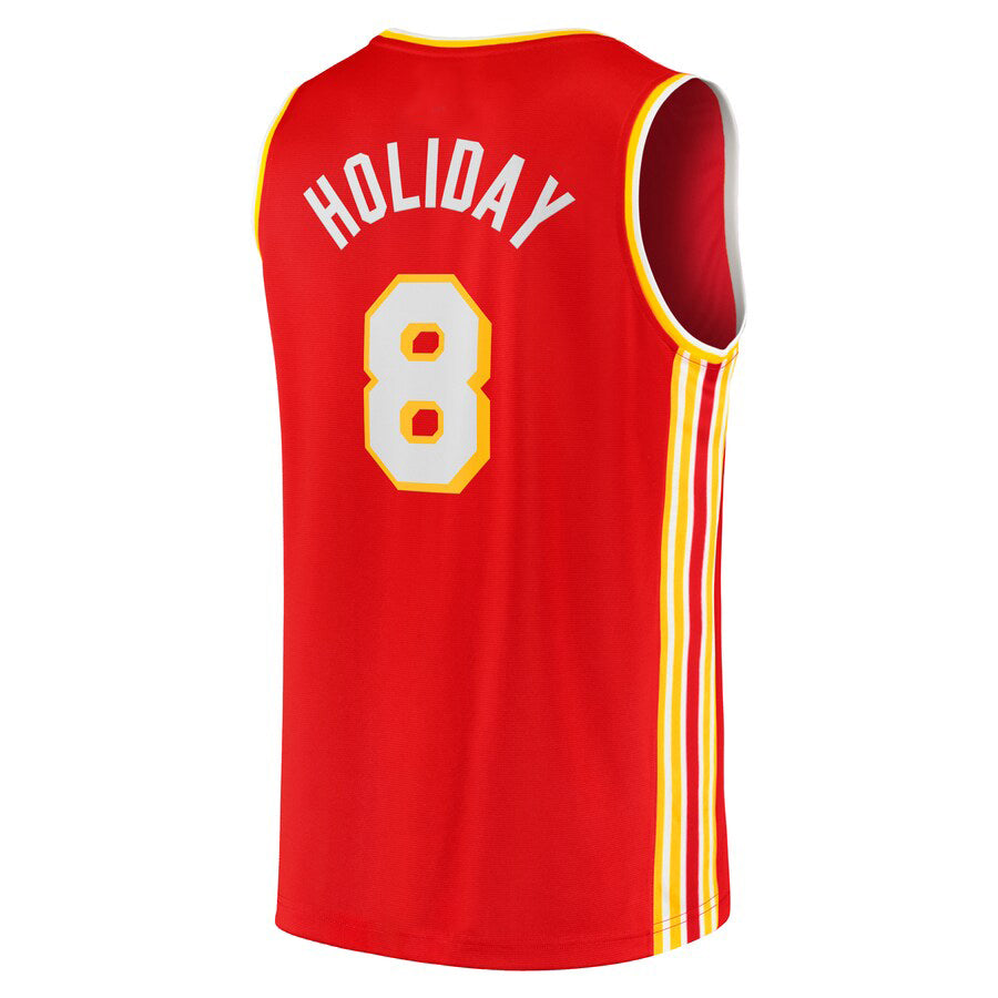 Custom #8 Red Basketball Shirt Top