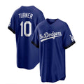Custom #10 City Connect LAD Baseball Shirt Top