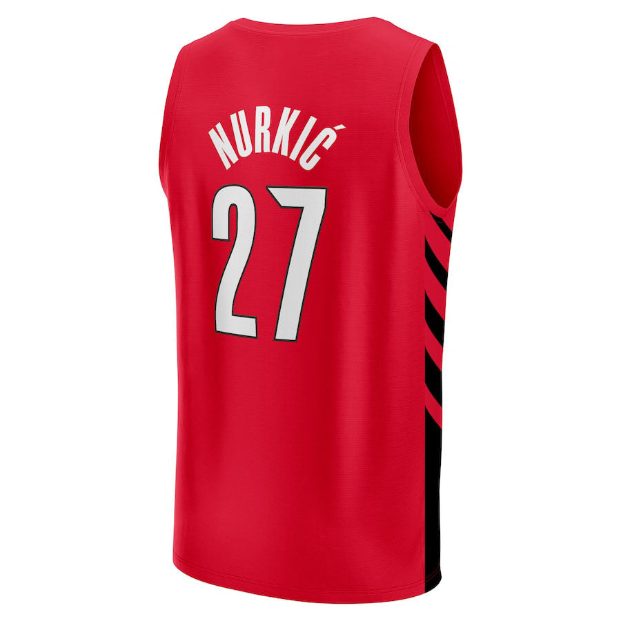 Custom #27 Red 2022 POR Basketball Shirt Top