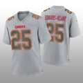 Custom #25 Gray KC Football Shirt Top