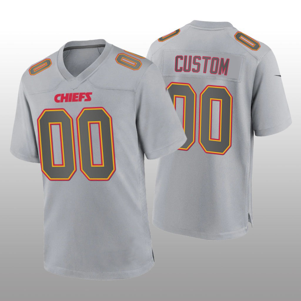 Custom Gray KC Football Shirt Top