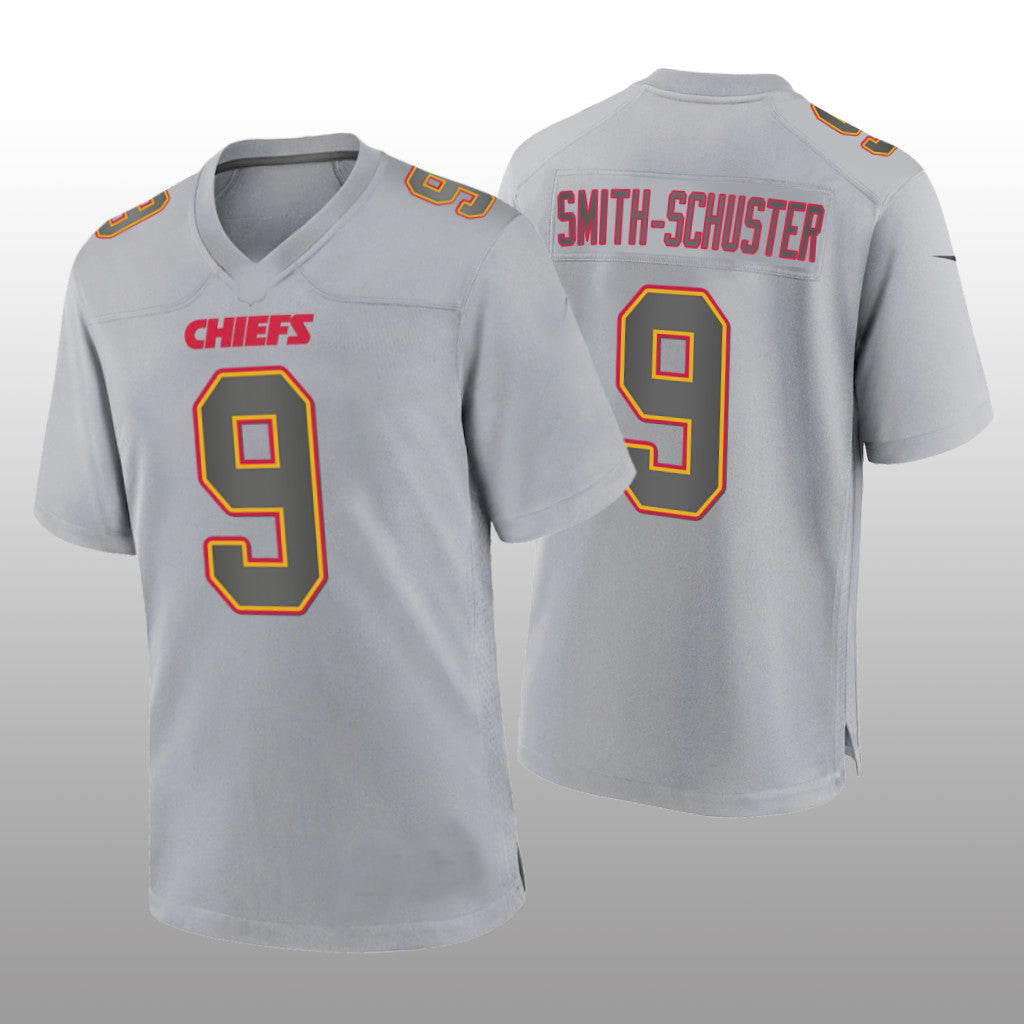 Custom #9 Gray KC Football Shirt Top