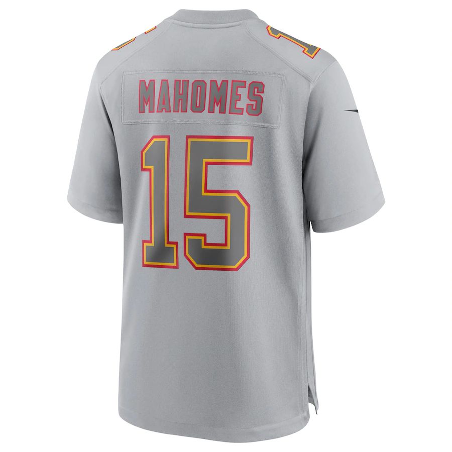 Custom #15 Gray KC Football Shirt Top