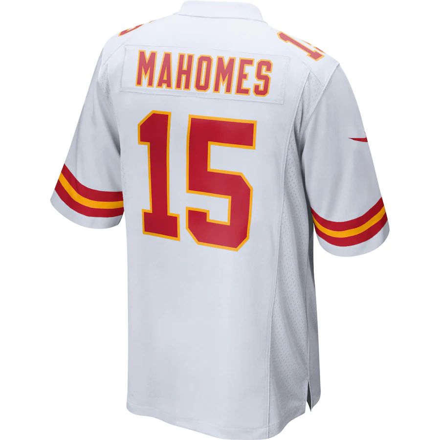 Custom #15 White KC Football Shirt Top