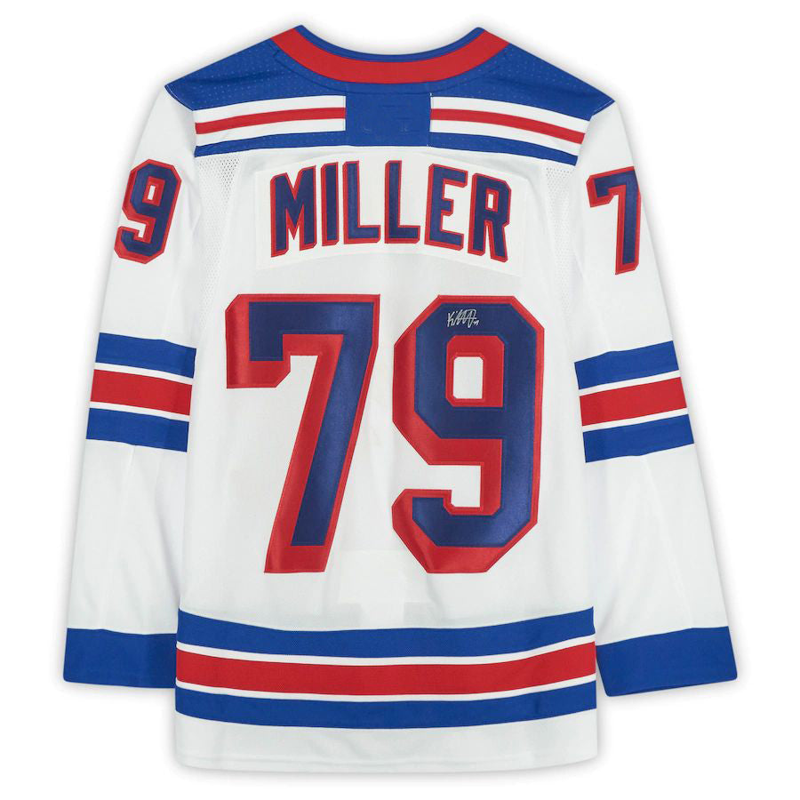 Custom #79 White 2020 Retro Hockey Shirt Top